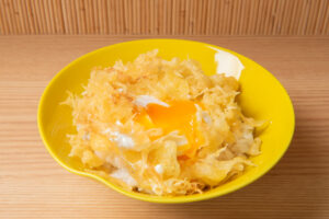 黄身がとろとろ卵天ぷら